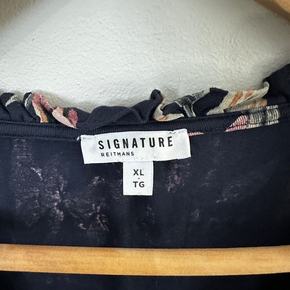 Reitmans Signature Black Floral Dress - Picture 2 of 4